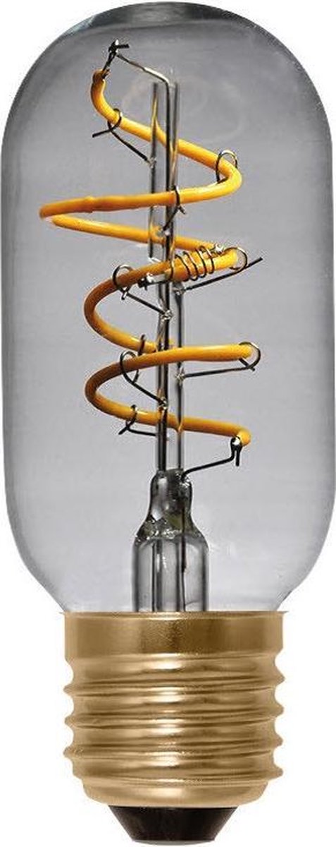 Segula LED-pære i vintagestil, radiostil, klar 4W E27 2200K CRI90